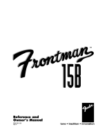 Fender Frontman-15B - Owners Manual 